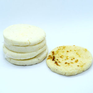 Arepas de maíz con quesito campesino